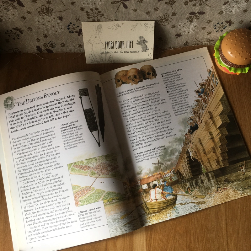 Sách kiến thức History of Britain: Roman Britain và Georgian Britain, Used 442989