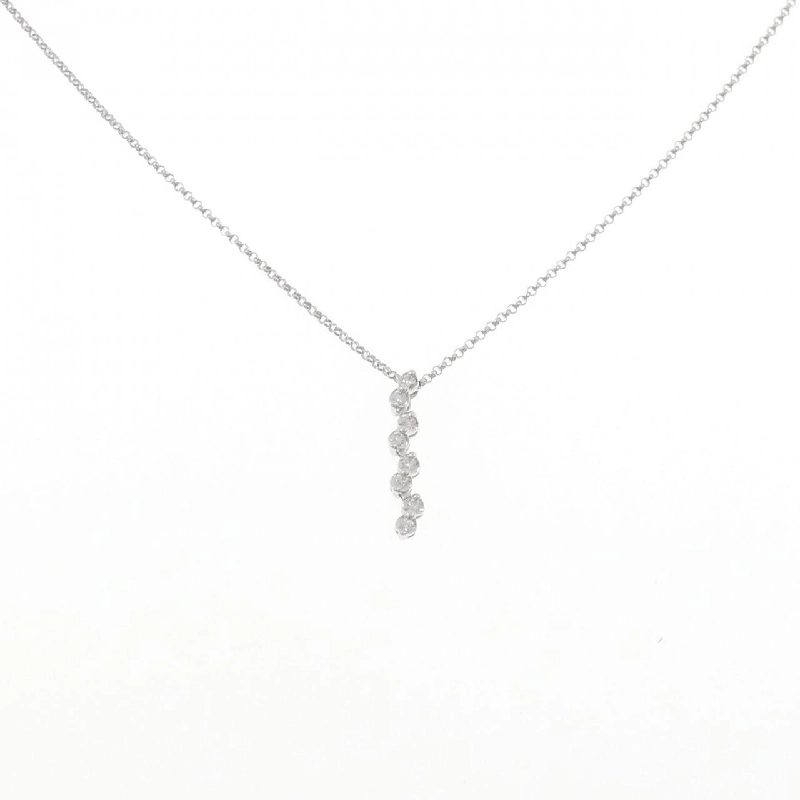 K18WG Dây chuyền kim cương - Hàng hiệu Chính hãng 860487