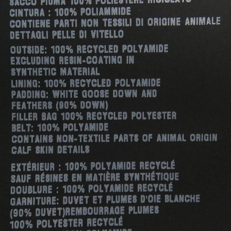 Áo khoác lông vũ PRADA logo hình tam giác 29Y955 S212 1WQ8 632811