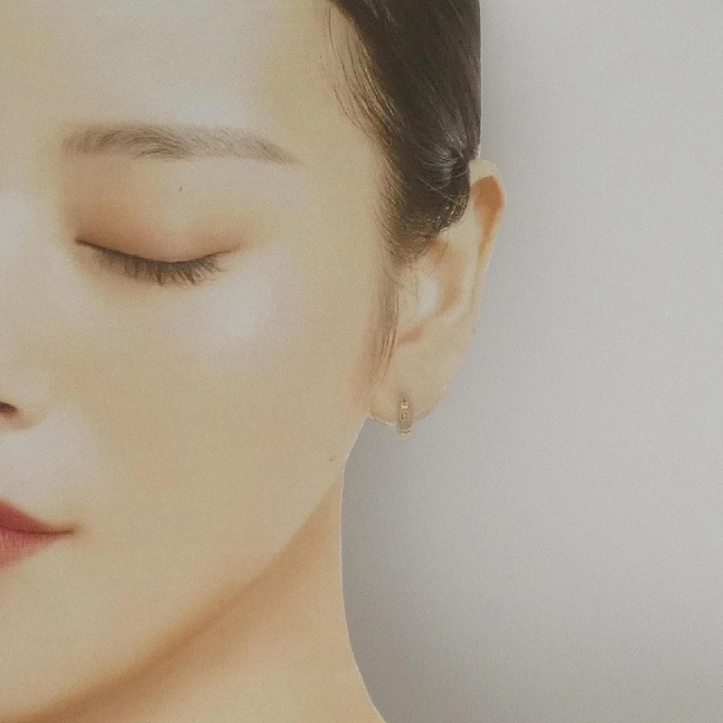 Bông tai kim cương Agat 0.102CT - Hàng hiệu Authentic 845730