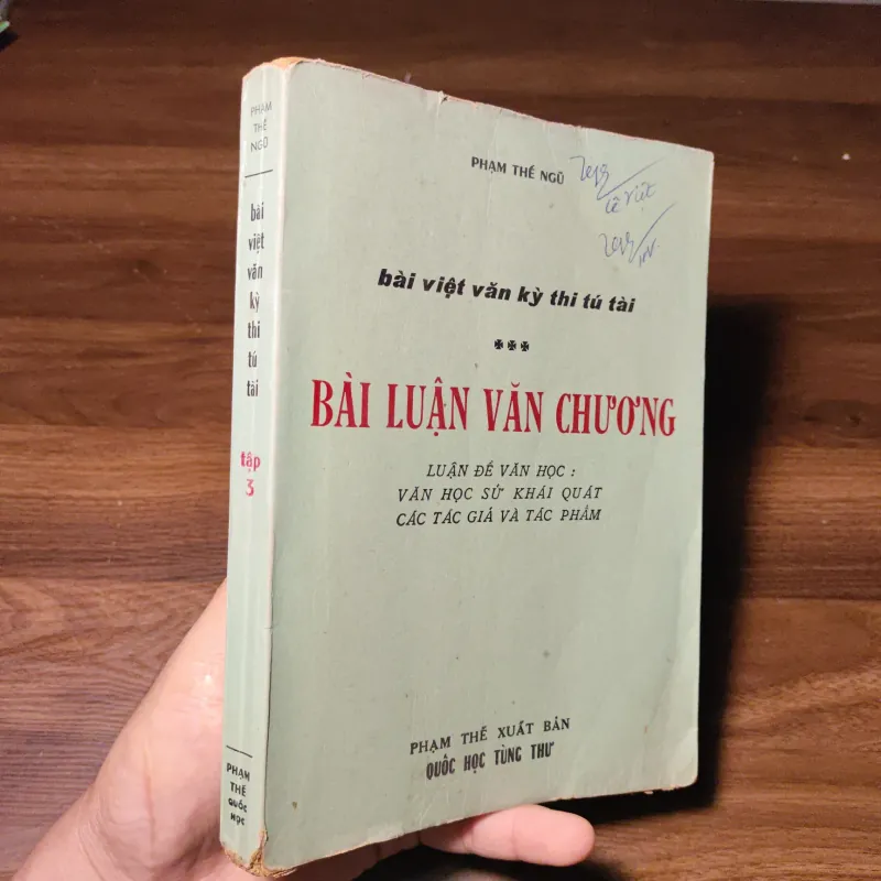 Bài Việt Văn Kỳ Thi Tú Tài - Phạm Thế Ngũ 1022203