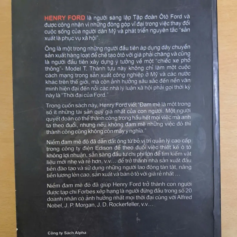 HENRY FORD-Cuộc đời và sự nghiệp của tôi 784853