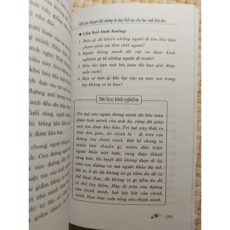 100 CÂU CHUYỆN BỒI DƯỠNG TƯ DUY TÍCH CỰC  CHO HỌC SINH TIỂU HỌC 763821