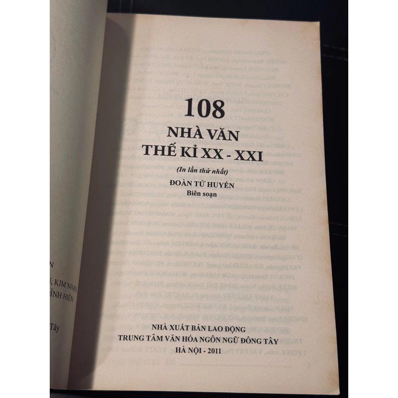 108 nhà văn thế kỷ XX - XXI 549904