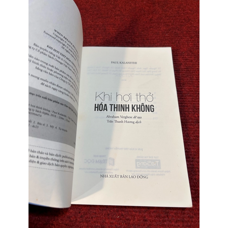 Khi hơi thở hoá thinh không - Paul Kalanithi 387858