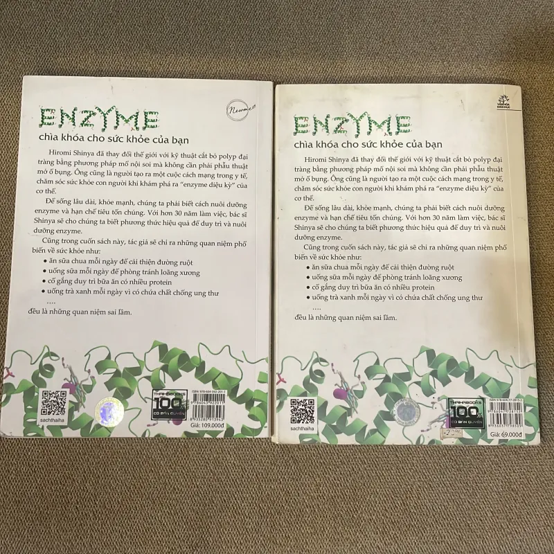 Nhân tố Enzyme - phương thức sống lành mạnh - SÁCH SỨC KHOẺ - Hiromi Shinya  1029360
