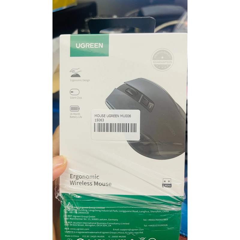 CHUỘT KHÔNG DÂY UGREEN MU006 526403