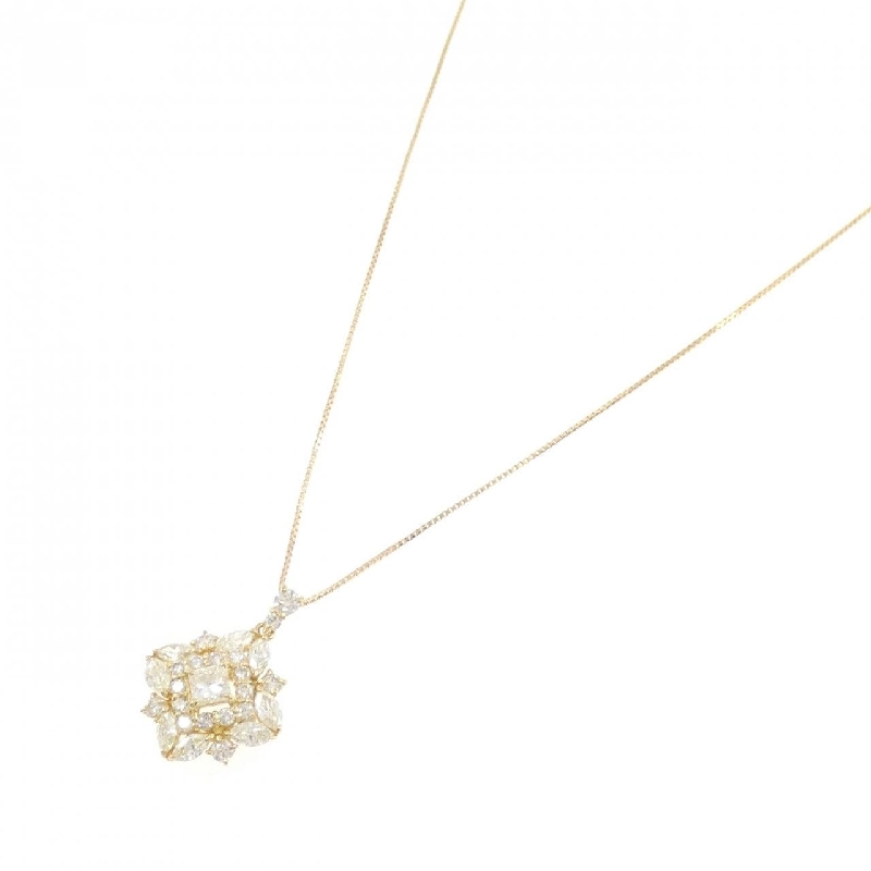 K18YG Dây chuyền kim cương 0.20CT - Hàng hiệu Chính hãng 857305