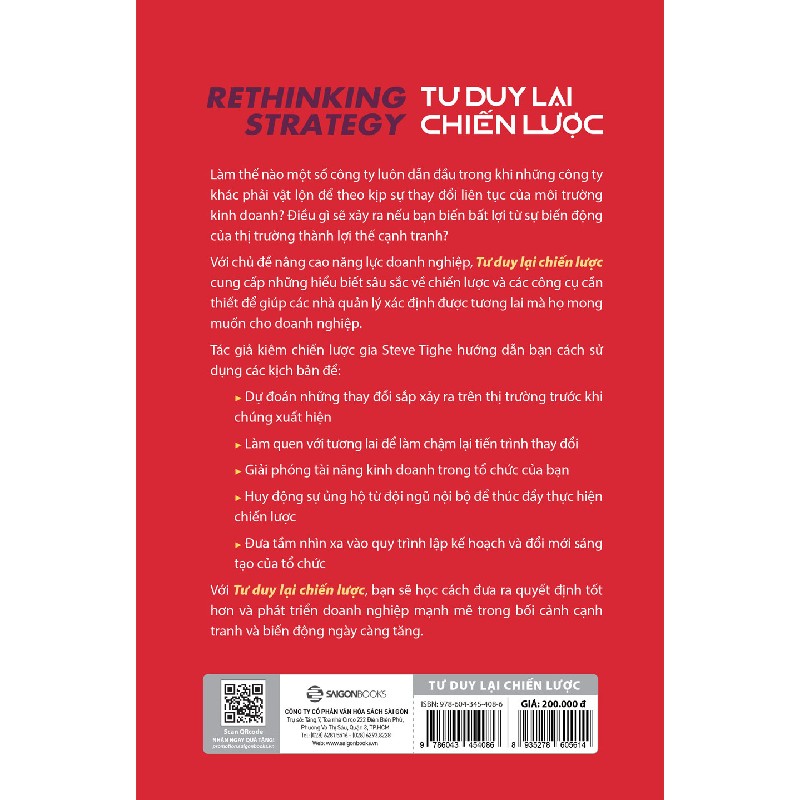 Rethinking Strategy - Tư Duy Lại Chiến Lược - Steve Tighe 143795