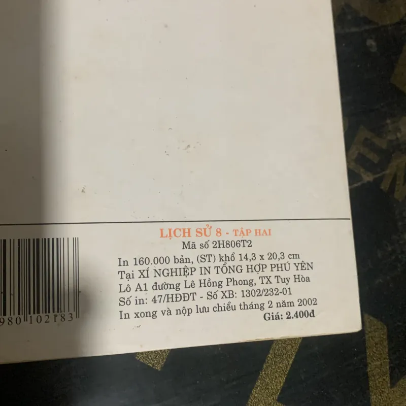 Lịch sử 8, tập hai 755537