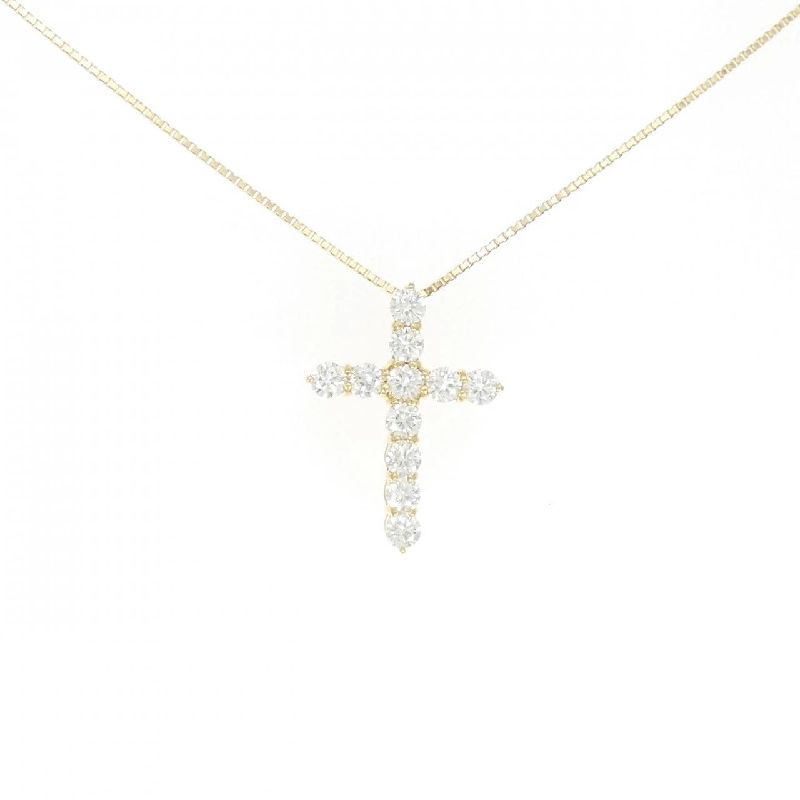 K18YG Dây chuyền kim cương 1.004CT F VS1-SI1 EXT-GOOD - Hàng hiệu Chính hãng 874783