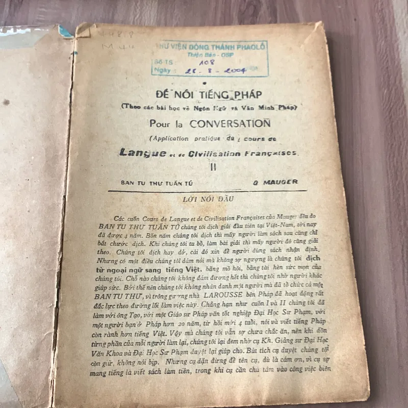 Để nói tiếng Pháp áp dụng theo cuốn ngôn ngữ và văn minh Pháp 621838