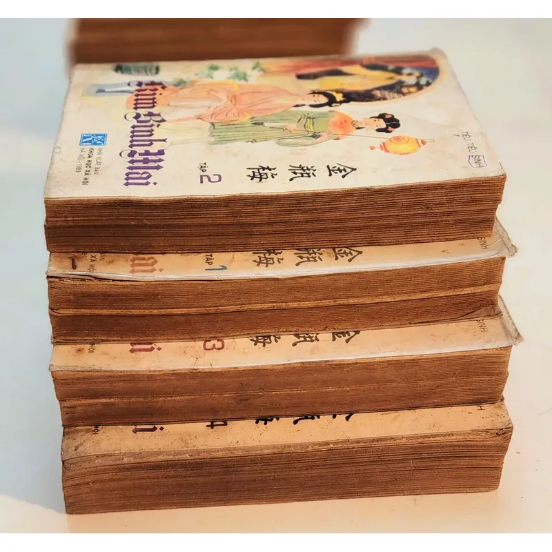 Trọn bộ 4 tập văn học cổ điển Trung Quốc KIM BÌNH MAI 702532