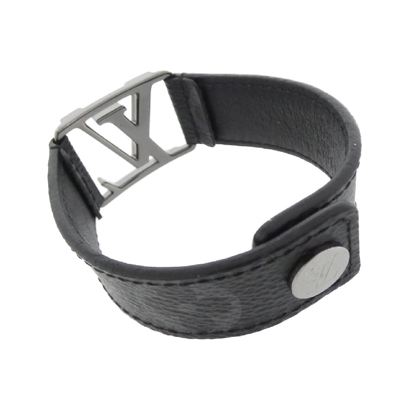 Louis Vuitton Monogram Eclipse Bracelet Hockenheim 21cm M6295D - Hàng hiệu Authentic 772585