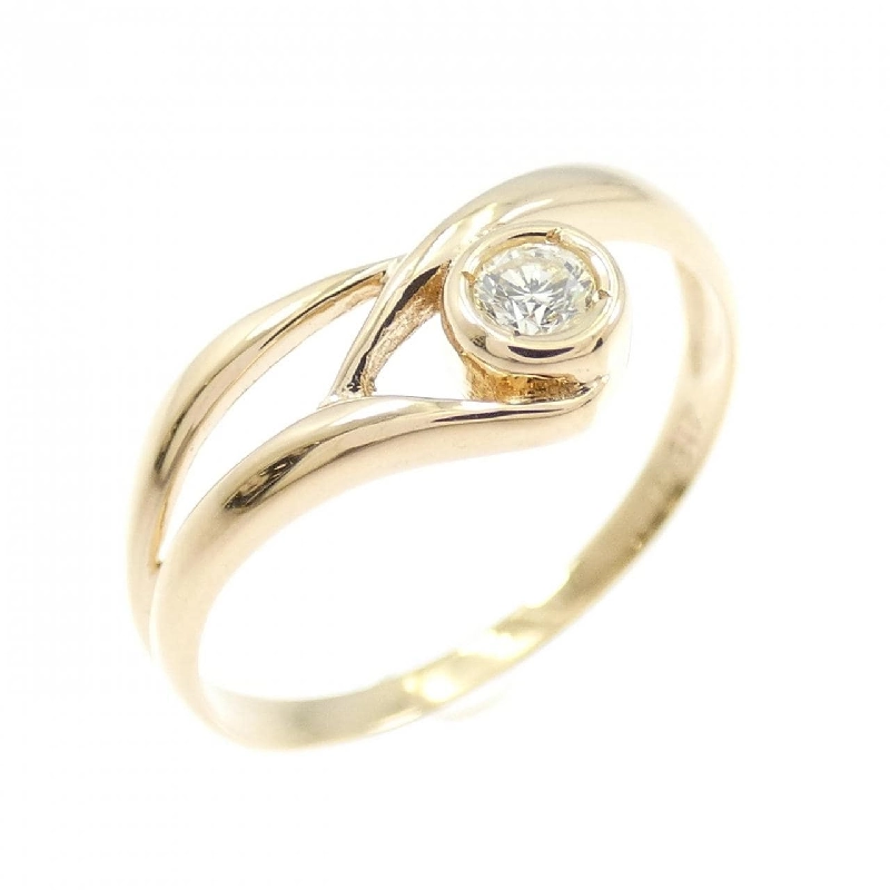 Nhẫn kim cương K18YG 0.07CT - Hàng hiệu Authentic 850124