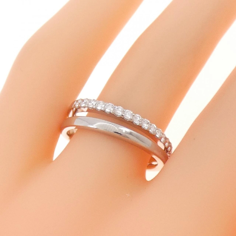 Nhẫn kim cương K18WG 0.28CT 668506