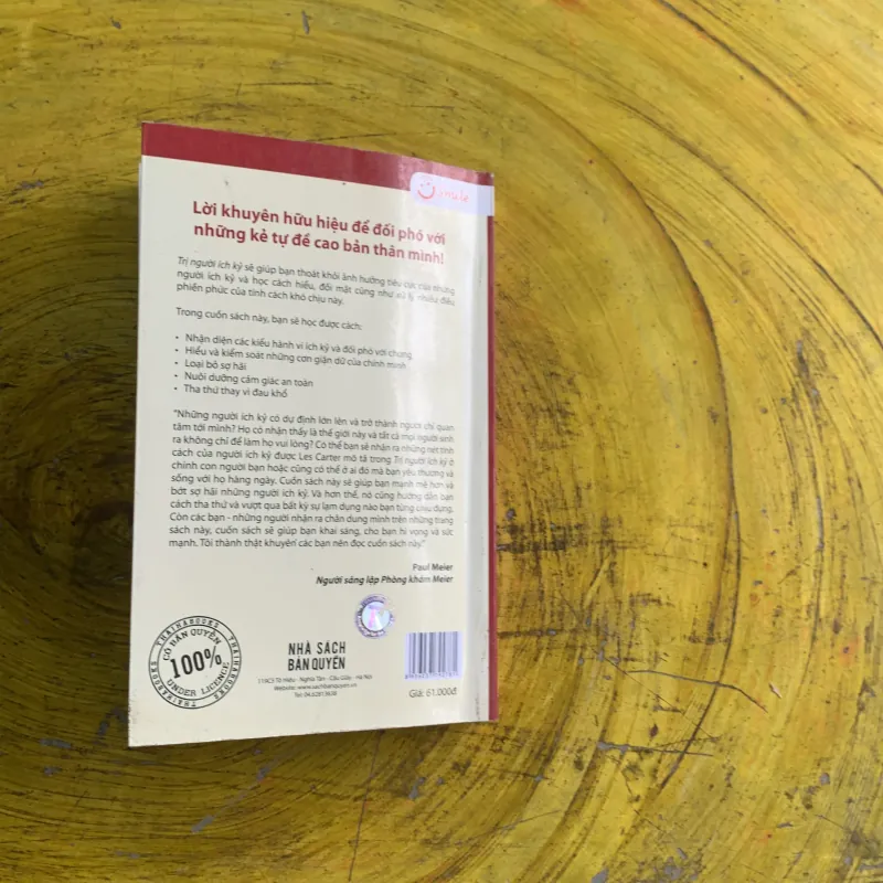 TRỊ NGƯỜI ÍCH KỶ - TS. LES CARTER 1030002