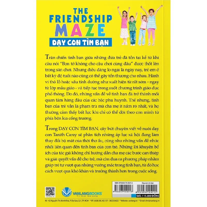 Dạy Con Tìm Bạn - Giải Mã Mê Cung Tình Bạn Của Con Trẻ - Tanith Carey 289214