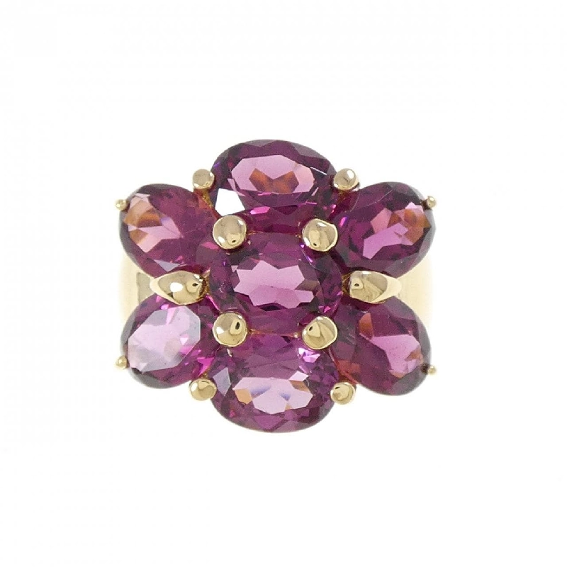 K18YG Garnet Ring - Hàng hiệu Authentic 847456