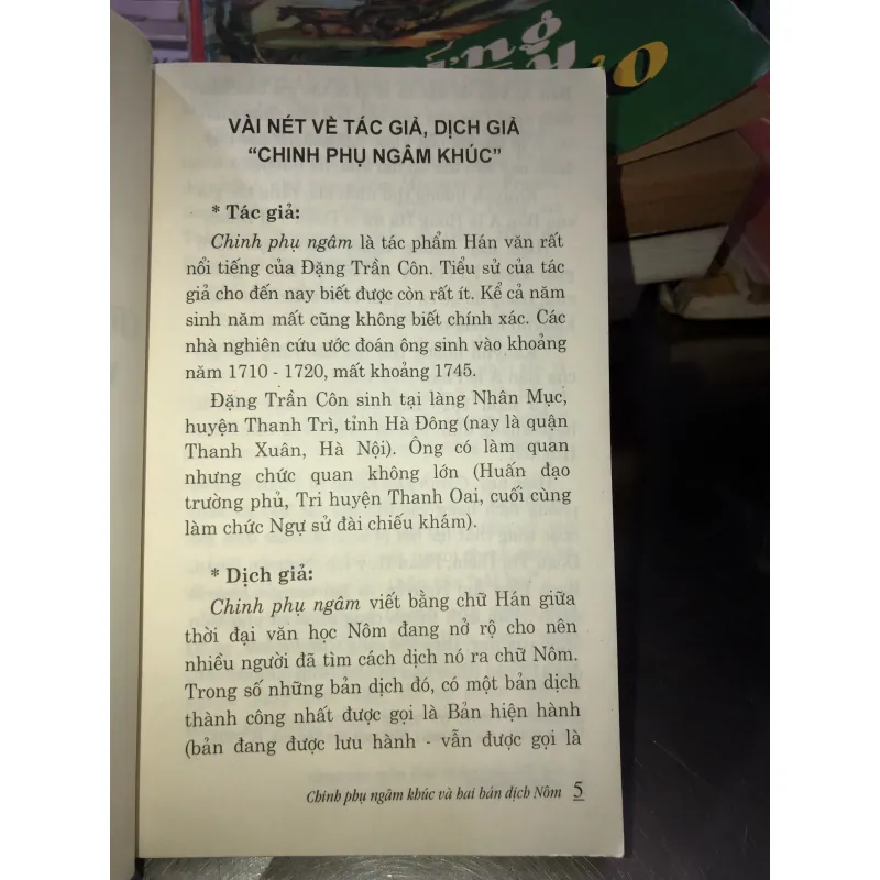 Chinh phụ ngâm khúc và hai bản dịch Nôm - Đặng Trần Côn 1001148
