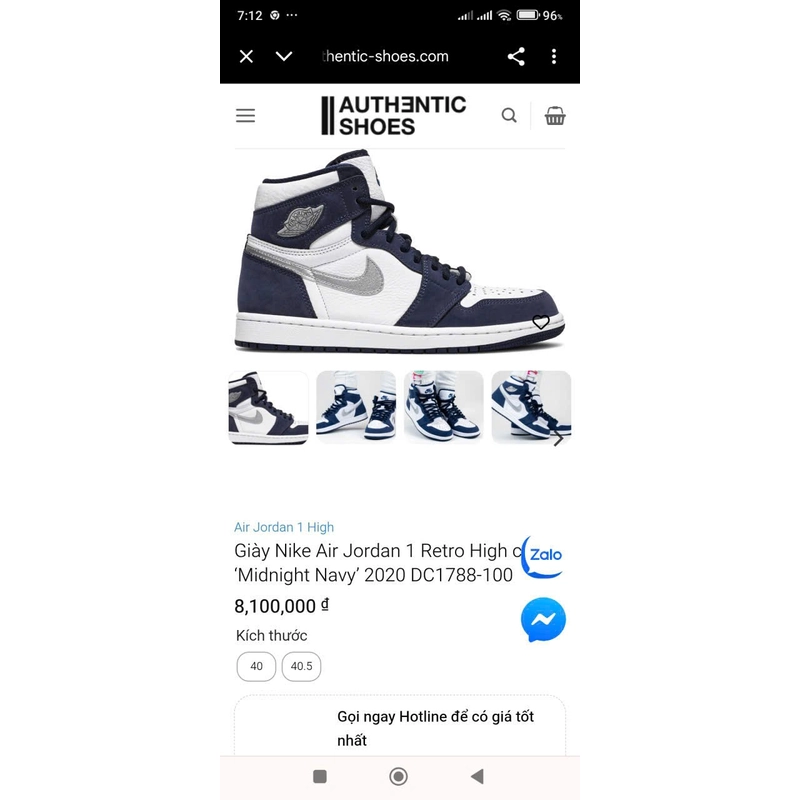 Giày NIKE AUTHENTIC CODE  DC 1788_100 541926