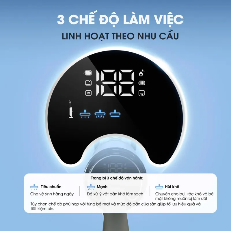 Máy hút bụi lau sàn Kalite H8 Pro – Hút bụi và lau sàn tiện lợi 957240
