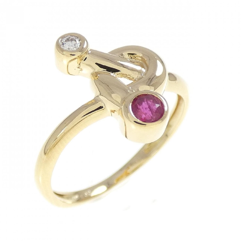 Nhẫn ruby K18YG 667474