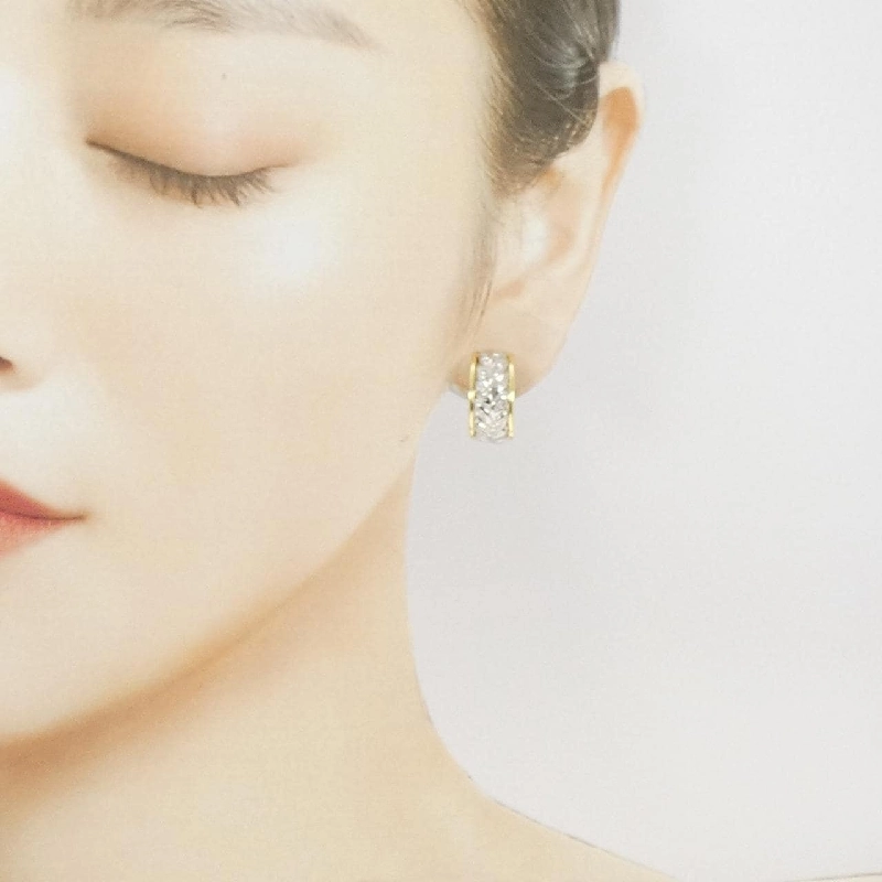 K18YG/PT900 Bông tai/Khuyên tai kim cương 0.30CT - Hàng hiệu Chính hãng 865827