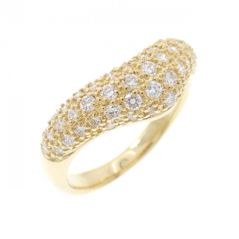 Nhẫn kim cương Pavé 750YG 0.53CT - Hàng hiệu Chính hãng 846128