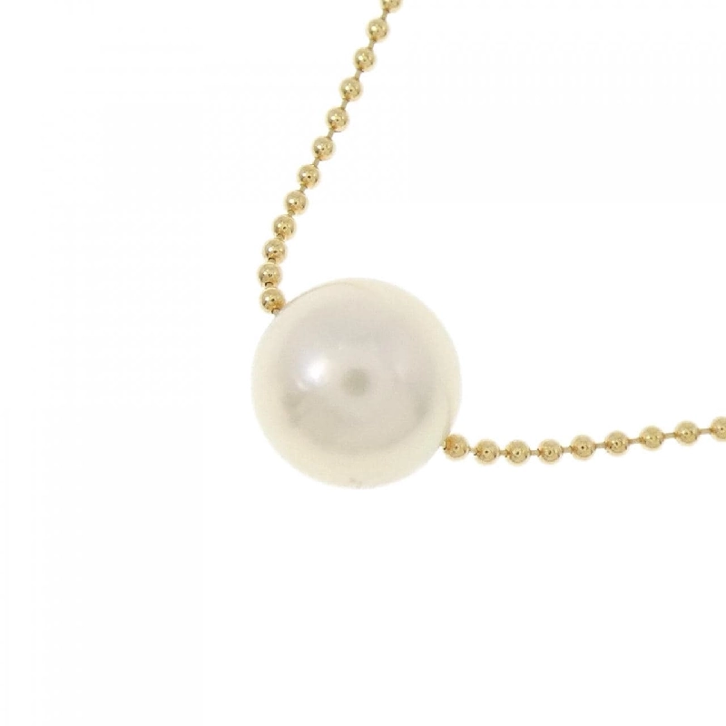 K18YG Dây chuyền ngọc trai Akoya 7.4mm - Hàng hiệu Chính hãng 858037