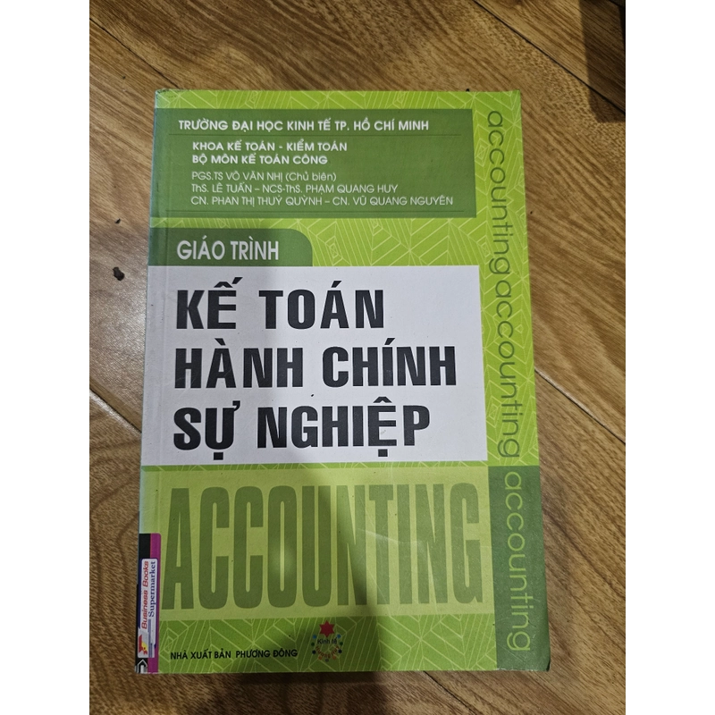 Giáo trình kế toán hành chính sự nghiệp  380217