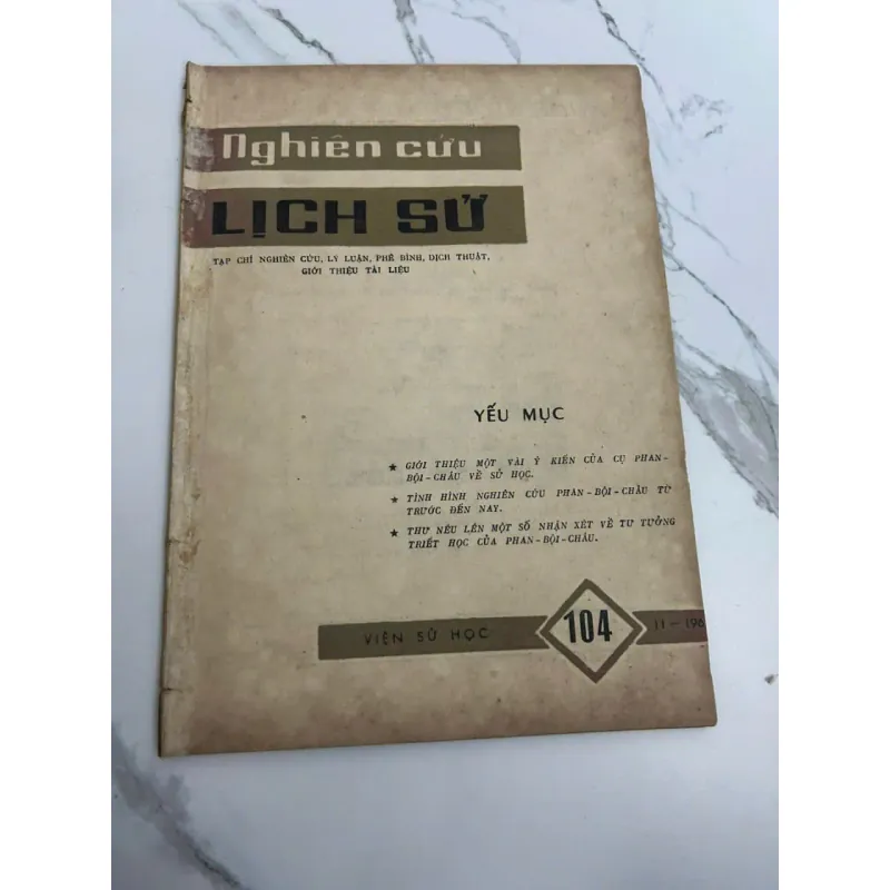 Tạp chí Nghiên cứu Lịch sử - Số 104 - Tháng 11/1967 703391