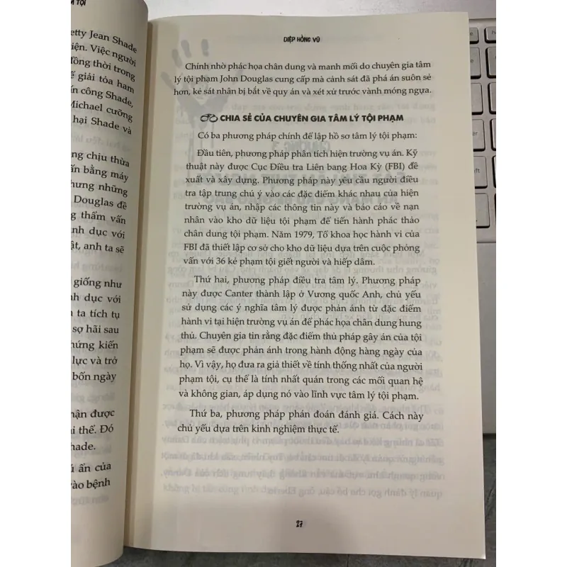 TÂM LÝ HỌC TỘI PHẠM: PHÁC HỌA CHÂN DUNG KẺ PHẠM TỘI - DIỆP HỒNG VŨ 745578