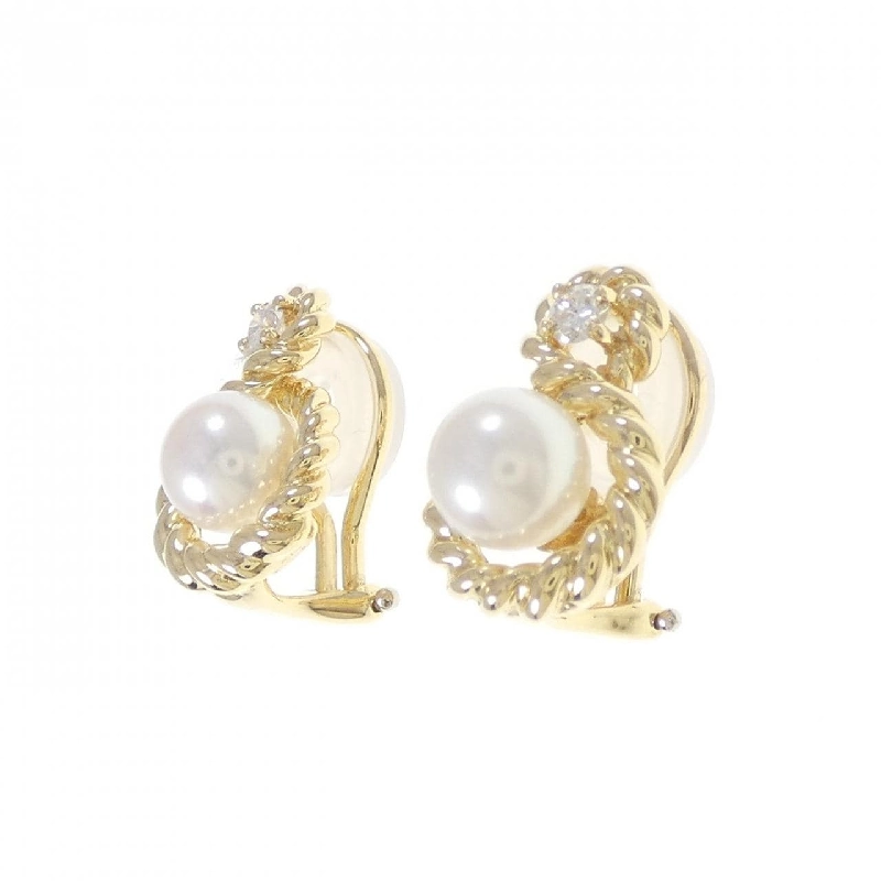 Bông tai ngọc trai Akoya 6.9mm - Hàng hiệu Authentic Tiffany 844660