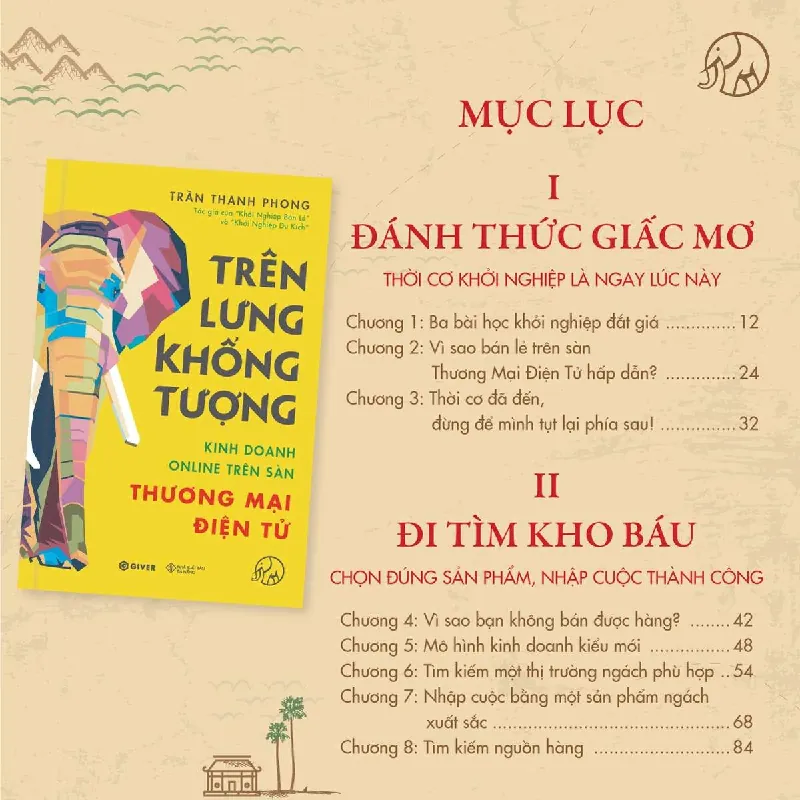 Trên Lưng Khổng Tượng - Trần Thanh Phong - GIVER BOOKS - MARKETING KINH DOANH 595499
