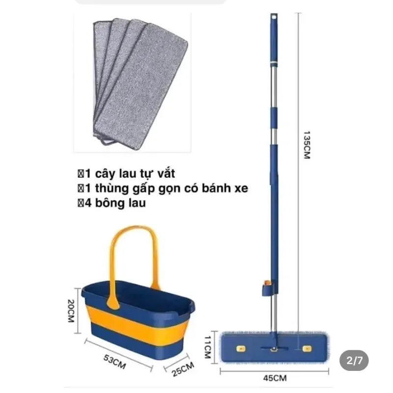 Chổi lau nhà gấp gọn  731742