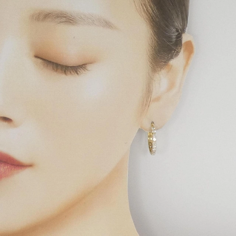 K18YG Bông tai kim cương 2.24CT - Hàng hiệu Chính hãng 868091