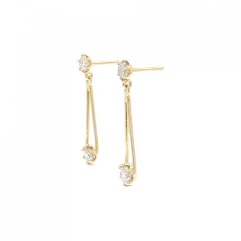 K18YG Bông tai kim cương 0.50CT - Hàng hiệu Chính hãng 870341