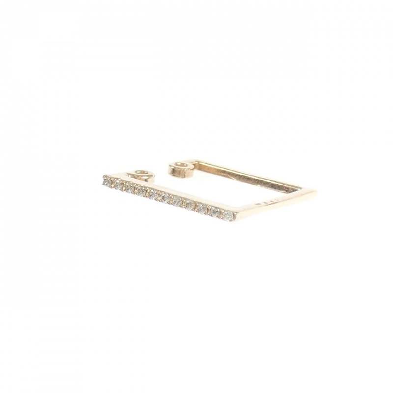 K18PG Bông tai kim cương 0.05CT một bên - Hàng hiệu Chính hãng 878050