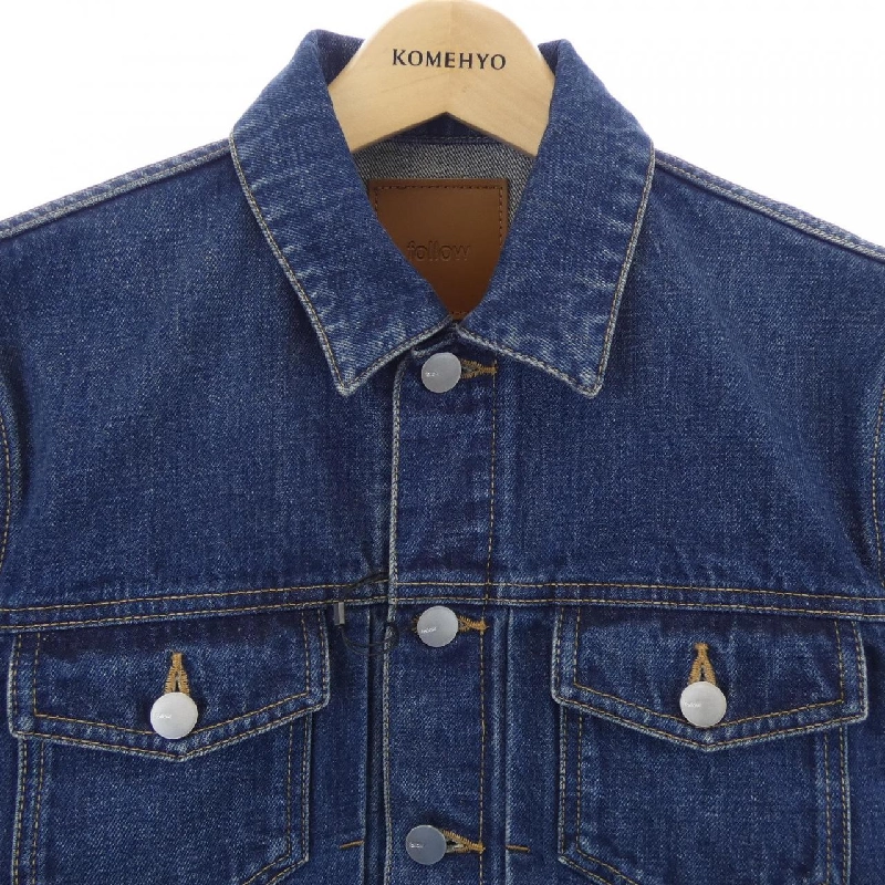 Áo khoác denim FOLLOW - Hàng hiệu Authentic 901372