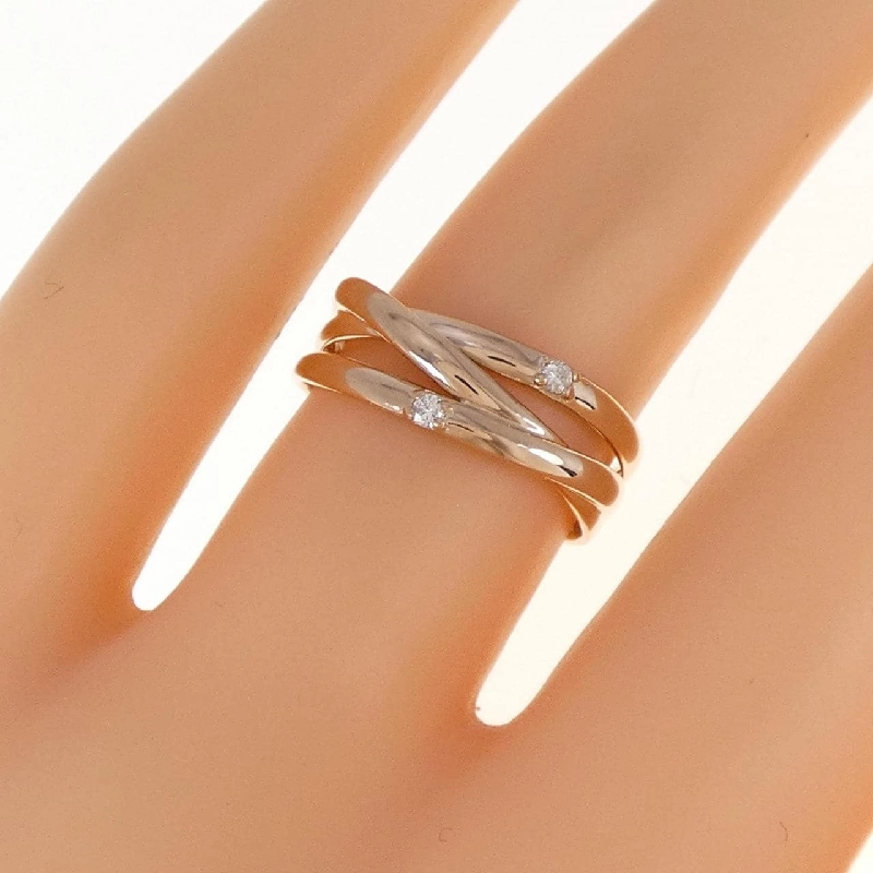 Nhẫn kim cương K18PG 0.03CT - Hàng hiệu Authentic 856115