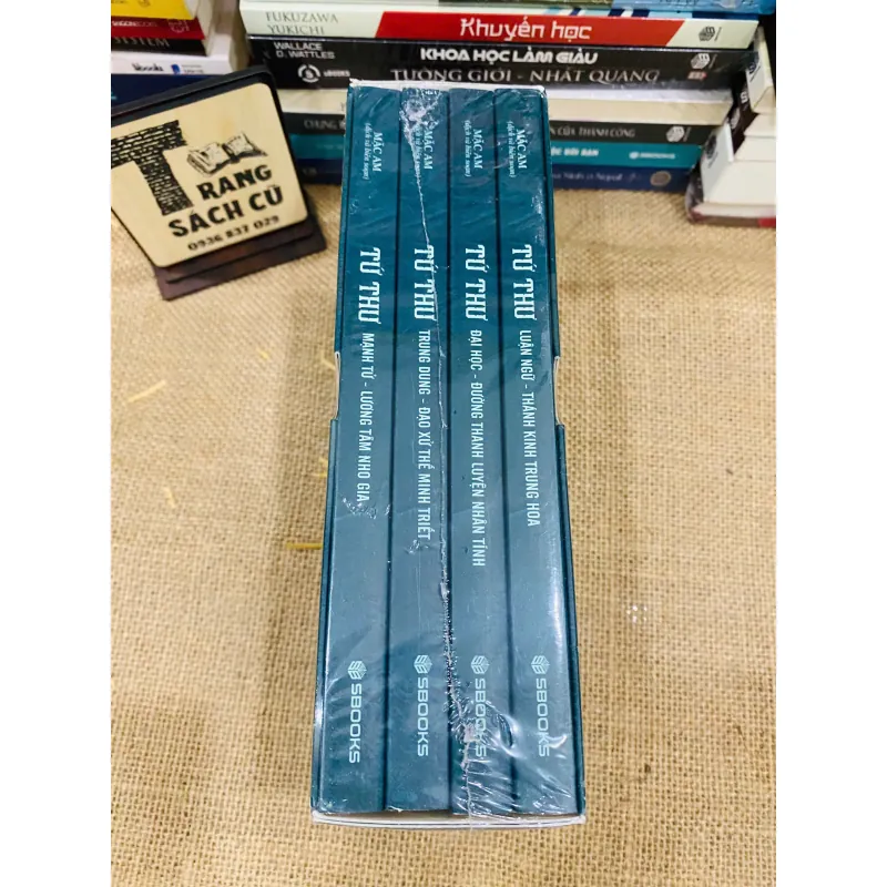 COMBO TỨ THƯ BOXSET - NGUYÊN SEAL 575863