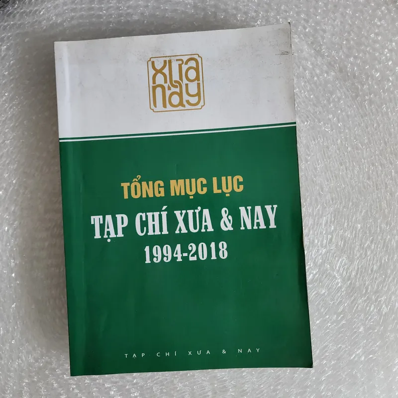 Tổng mục lục tạp chí Xưa và nay 1994-2018 | chữ ký của nhiều nhà nghiên cứu 689494