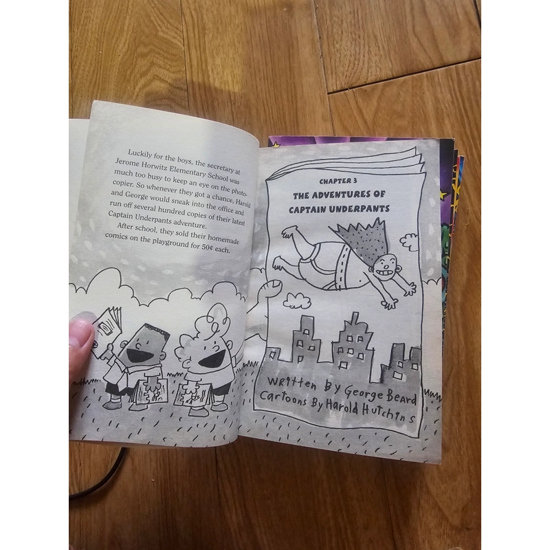 Combo 5q The adventures of captain underpants không trùng như hình 
90k 479289