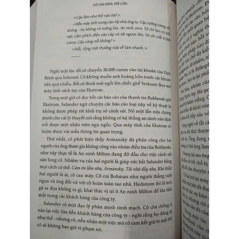 CÔ GÁI ĐÙA VỚI LỬA - STIECG LARSSON (TRẦN ĐĨNH dịch) 994655