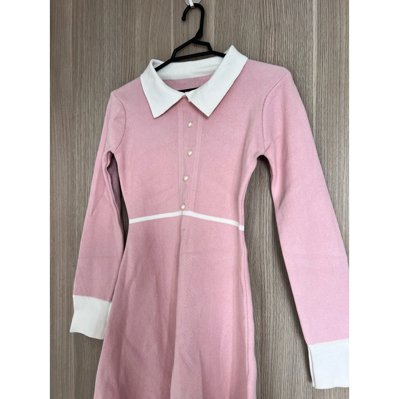 Váy hồng tiểu thư tôn dáng 494446