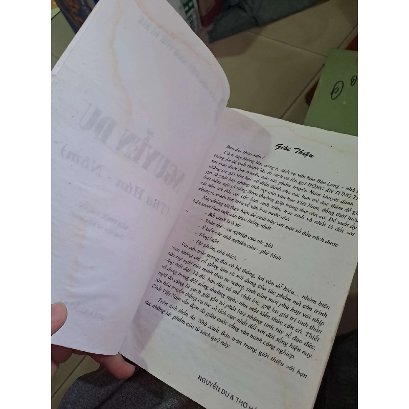 Nguyễn Du - Thơ Hán-Nôm - Bùi Thức Phước VĂN HỌC HCM1008 920084