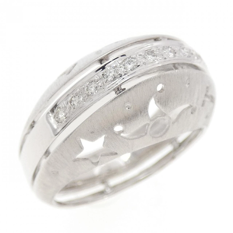 Nhẫn kim cương 750WG 0.12CT 668284