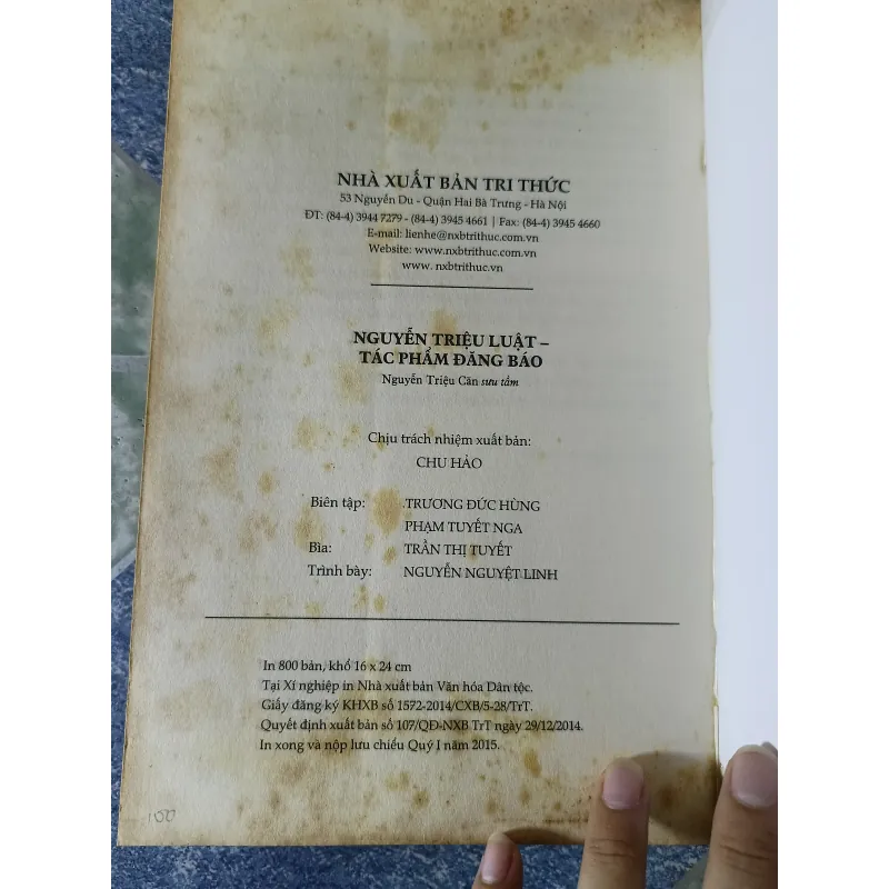 Nguyễn Triệu Luật tác phẩm đăng báo - Nguyễn Triệu Căn 751460