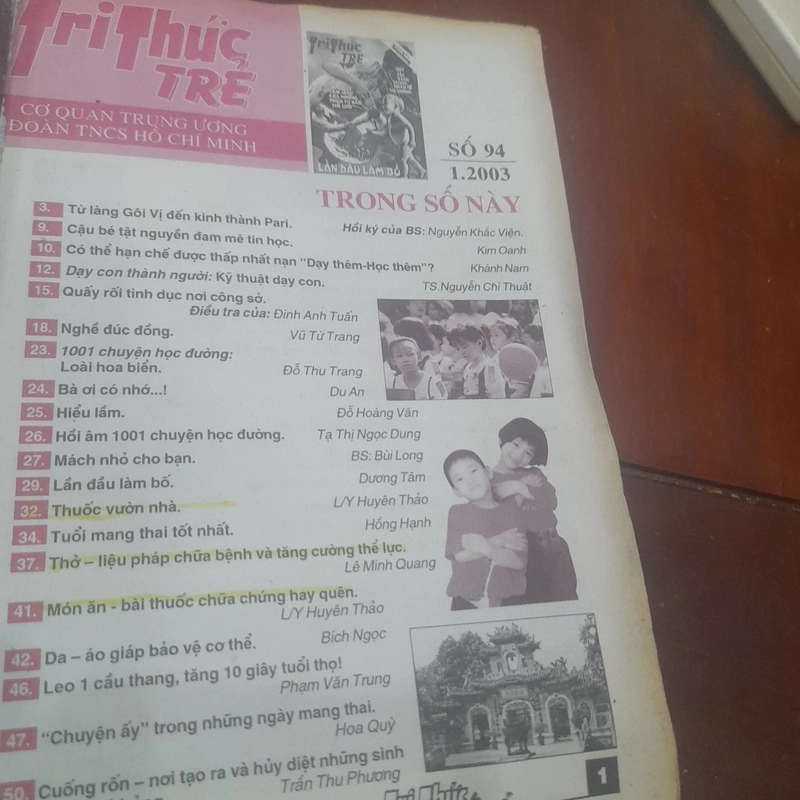 TRI THỨC TRẺ số 94 tháng 1-2003 477259